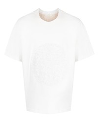 weißes T-Shirt mit einem Rundhalsausschnitt von Craig Green