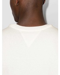 weißes T-Shirt mit einem Rundhalsausschnitt von Bottega Veneta