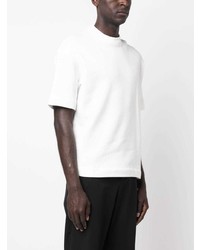 weißes T-Shirt mit einem Rundhalsausschnitt von Emporio Armani