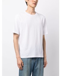 weißes T-Shirt mit einem Rundhalsausschnitt von rag & bone