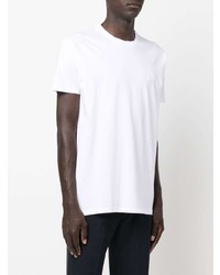 weißes T-Shirt mit einem Rundhalsausschnitt von Gabriele Pasini