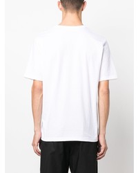 weißes T-Shirt mit einem Rundhalsausschnitt von Séfr