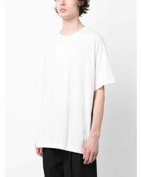 weißes T-Shirt mit einem Rundhalsausschnitt von Yohji Yamamoto