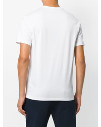 weißes T-Shirt mit einem Rundhalsausschnitt von Emporio Armani