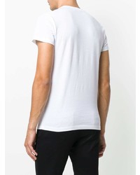 weißes T-Shirt mit einem Rundhalsausschnitt von Jil Sander