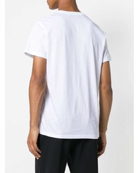 weißes T-Shirt mit einem Rundhalsausschnitt von Jil Sander