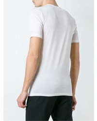 weißes T-Shirt mit einem Rundhalsausschnitt von Fashion Clinic Timeless
