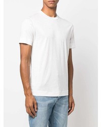 weißes T-Shirt mit einem Rundhalsausschnitt von Emporio Armani