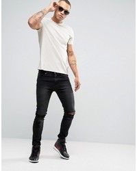 weißes T-Shirt mit einem Rundhalsausschnitt von Asos