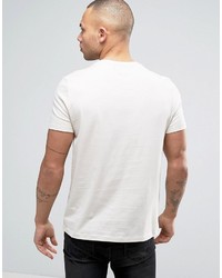 weißes T-Shirt mit einem Rundhalsausschnitt von Asos