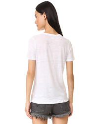 weißes T-Shirt mit einem Rundhalsausschnitt von Chaser