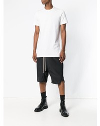 weißes T-Shirt mit einem Rundhalsausschnitt von Rick Owens