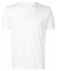 weißes T-Shirt mit einem Rundhalsausschnitt von Cruciani