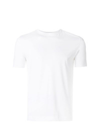 weißes T-Shirt mit einem Rundhalsausschnitt von Cruciani