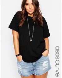 weißes T-Shirt mit einem Rundhalsausschnitt von Asos