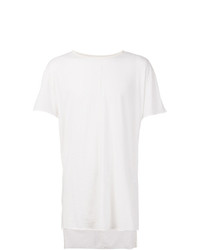 weißes T-Shirt mit einem Rundhalsausschnitt von Daniel Patrick