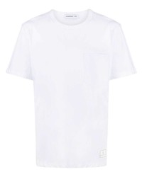weißes T-Shirt mit einem Rundhalsausschnitt von Department 5