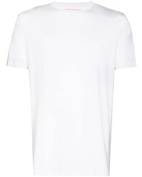weißes T-Shirt mit einem Rundhalsausschnitt von Derek Rose