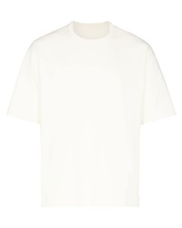 weißes T-Shirt mit einem Rundhalsausschnitt von Descente Allterrain