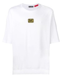 weißes T-Shirt mit einem Rundhalsausschnitt von Dolce & Gabbana