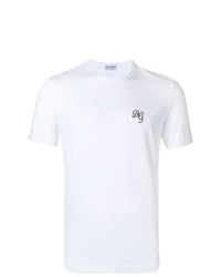 weißes T-Shirt mit einem Rundhalsausschnitt von Dolce & Gabbana Underwear