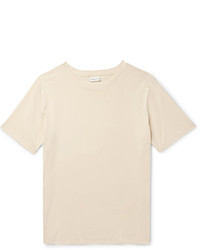 weißes T-Shirt mit einem Rundhalsausschnitt von Dries Van Noten