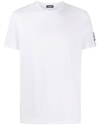 weißes T-Shirt mit einem Rundhalsausschnitt von DSQUARED2