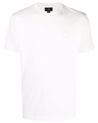 weißes T-Shirt mit einem Rundhalsausschnitt von Dunhill