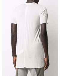 weißes T-Shirt mit einem Rundhalsausschnitt von Rick Owens