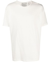 weißes T-Shirt mit einem Rundhalsausschnitt von Each X Other