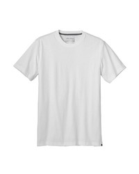weißes T-Shirt mit einem Rundhalsausschnitt von Eddie Bauer