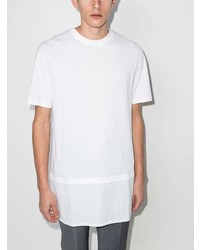 weißes T-Shirt mit einem Rundhalsausschnitt von Stefan Cooke