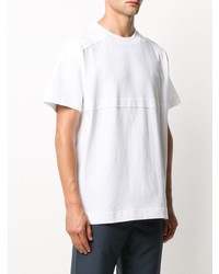 weißes T-Shirt mit einem Rundhalsausschnitt von Jacquemus