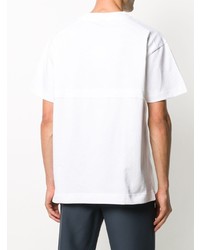 weißes T-Shirt mit einem Rundhalsausschnitt von Jacquemus