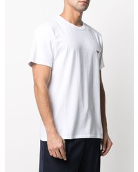 weißes T-Shirt mit einem Rundhalsausschnitt von MAISON KITSUNÉ