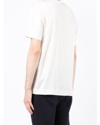 weißes T-Shirt mit einem Rundhalsausschnitt von Emporio Armani