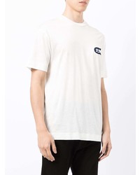 weißes T-Shirt mit einem Rundhalsausschnitt von Emporio Armani