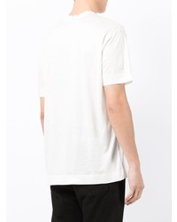 weißes T-Shirt mit einem Rundhalsausschnitt von Emporio Armani