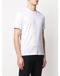 weißes T-Shirt mit einem Rundhalsausschnitt von Giorgio Armani