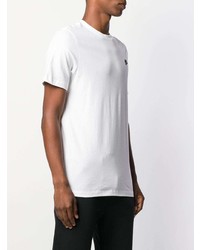 weißes T-Shirt mit einem Rundhalsausschnitt von Nike