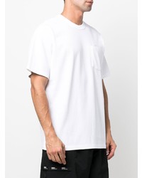 weißes T-Shirt mit einem Rundhalsausschnitt von Nike