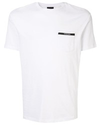 weißes T-Shirt mit einem Rundhalsausschnitt von Emporio Armani