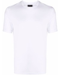 weißes T-Shirt mit einem Rundhalsausschnitt von Emporio Armani