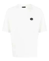 weißes T-Shirt mit einem Rundhalsausschnitt von Emporio Armani