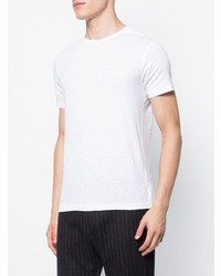 weißes T-Shirt mit einem Rundhalsausschnitt von Homecore