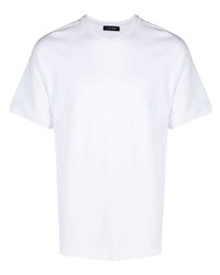 weißes T-Shirt mit einem Rundhalsausschnitt von Falke