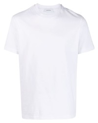 weißes T-Shirt mit einem Rundhalsausschnitt von Ferragamo