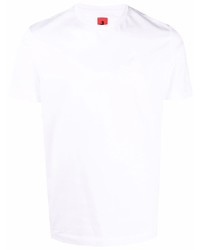 weißes T-Shirt mit einem Rundhalsausschnitt von Ferrari