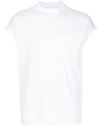 weißes T-Shirt mit einem Rundhalsausschnitt von Ferrari