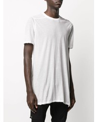 weißes T-Shirt mit einem Rundhalsausschnitt von Rick Owens